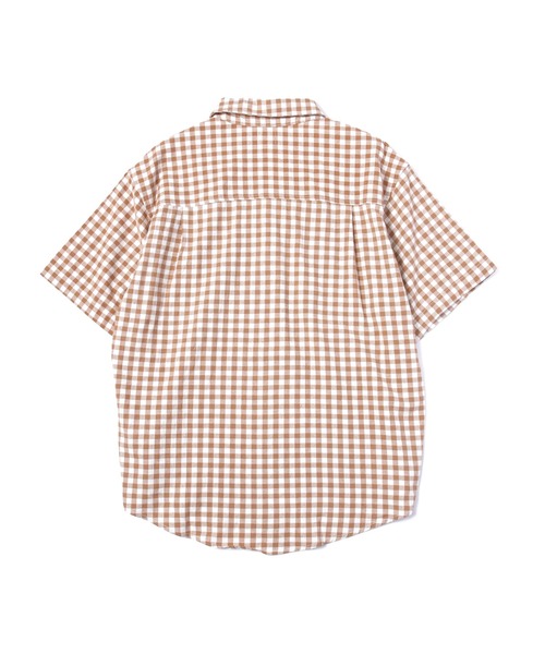 Noen(ノエン)の「ギンガムチェックシャツ(シャツ/ブラウス・メンズ・ブラウン/ネイビー/ライトブルー・MEDIUM/LARGE)」の20枚目の写真
