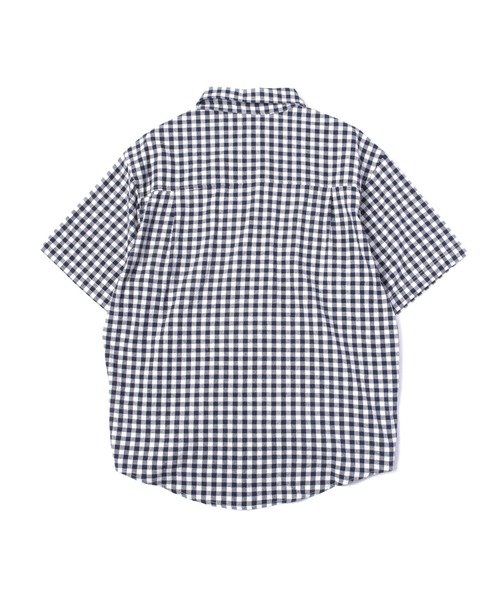 Noen(ノエン)の「ギンガムチェックシャツ(シャツ/ブラウス・メンズ・ブラウン/ネイビー/ライトブルー・MEDIUM/LARGE)」の13枚目の写真