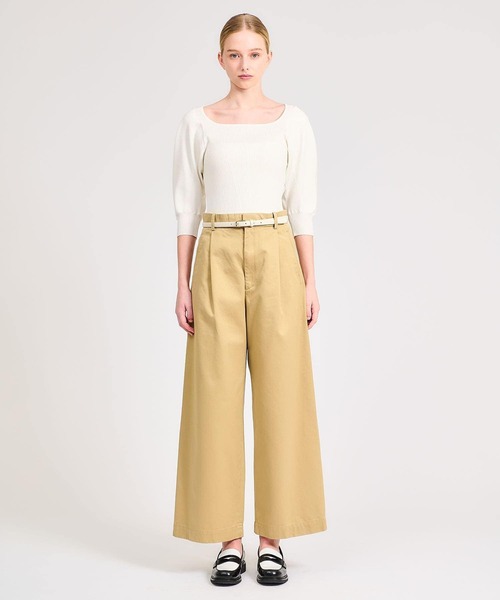 MANUELA（マヌエラ）の「MANUELA / 細レザーベルト《ESTNATION EXCLUSIVE》（ベルト・レディース・オフホワイト/ライトグレー/イエロー・80/75）」の6枚目の写真