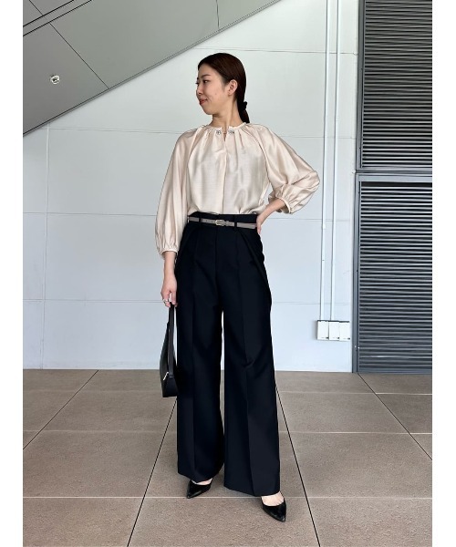 MANUELA（マヌエラ）の「MANUELA / 細レザーベルト《ESTNATION EXCLUSIVE》（ベルト・レディース・オフホワイト/ライトグレー/イエロー・80/75）」の7枚目の写真