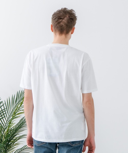 UNIIT(ユニット)の「【汗染みの目立ちにくいTシャツ ZEROSTAIN/ゼロステイン】胸ポケット 刺繍Tシャツ 防汚 UVカット アニマル おじさん ビール アメ車(Tシャツ/カットソー・メンズ・ホワイト系その他3/ホワイト系その他2/ブラック系その他2/ブルー系その他/ベージュ系その他/ベージュ系その他3・X-LARGE/LARGE/MEDIUM)」の14枚目の写真