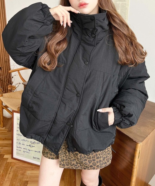 moment+（モーメントプラス）の「裏キルトナイロンモンスターブルゾン