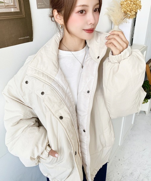 セール】裏キルトナイロンモンスターブルゾン（ダウンジャケット