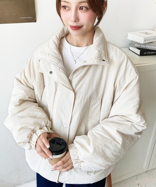 セール】裏キルトナイロンモンスターブルゾン（ダウンジャケット