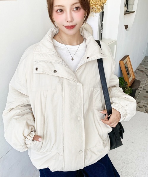 セール】裏キルトナイロンモンスターブルゾン（ダウンジャケット