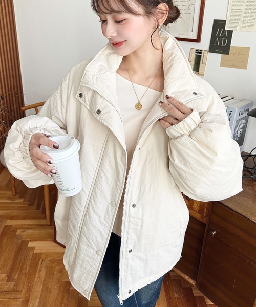 セール】裏キルトナイロンモンスターブルゾン（ダウンジャケット