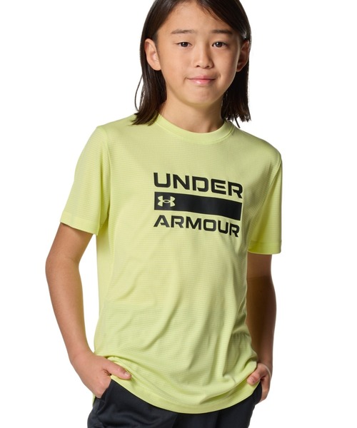 UNDER ARMOUR(アンダーアーマー)の「アンダーアーマー UAスピードストライド グラフィック ショートスリーブ Tシャツ(Tシャツ/カットソー・キッズ・ブラック/イエロー/レッド・120cm/130cm/140cm/150cm/160cm)」の3枚目の写真