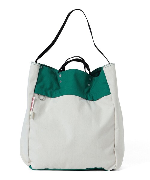 未使用　極美品　BAG’n’NOUN バックナウン　トートバック　グリーン 別注】BAG'n'NOUN / ツールバッグ 2トーン（トートバッグ）｜BAG