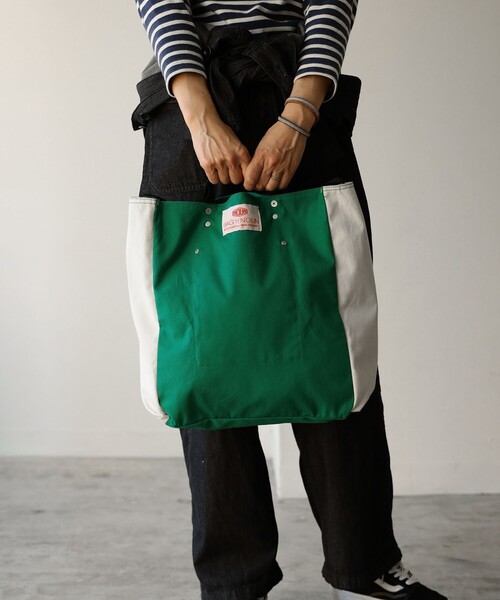BAG'n'NOUN(バッグンナウン)の「【別注】BAG'n'NOUN / ツールバッグ 2トーン(トートバッグ・レディース・ブラウン/グリーン・FREE)」の11枚目の写真