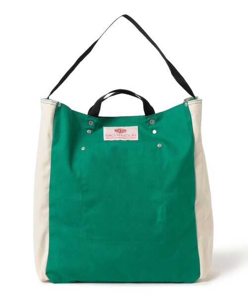 BAG'n'NOUN 緑白 トートバッグ BAG'n'NOUN（バッグンナウン） トートバッグ 「別注」BAG'n'NOUN