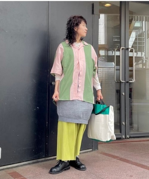 BAG'n'NOUN(バッグンナウン)の「【別注】BAG'n'NOUN / ツールバッグ 2トーン(トートバッグ・レディース・ブラウン/グリーン・FREE)」の5枚目の写真