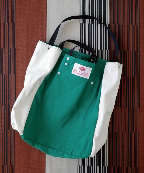 BAG'n'NOUN(バッグンナウン)の「【別注】BAG'n'NOUN / ツールバッグ 2トーン(トートバッグ・レディース・ブラウン/グリーン・FREE)」の9枚目の写真