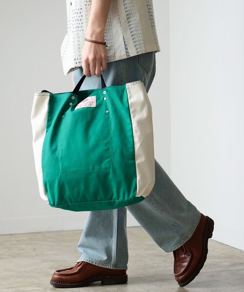BAG'n'NOUN(バッグンナウン)の「【別注】BAG'n'NOUN / ツールバッグ 2トーン(トートバッグ・レディース・ブラウン/グリーン・FREE)」の10枚目の写真