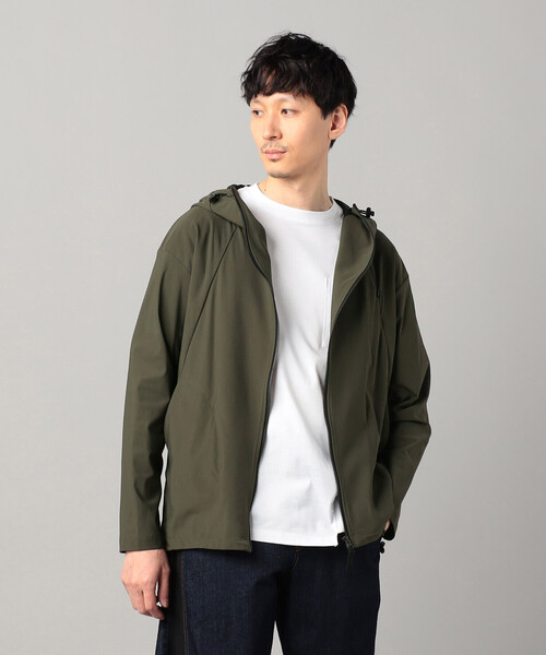 β MEN(ベータメン)の「【メリルハイテンション】ジップ パーカ(ブルゾン・メンズ・ブラック/カーキ・L/M)」の1枚目の写真