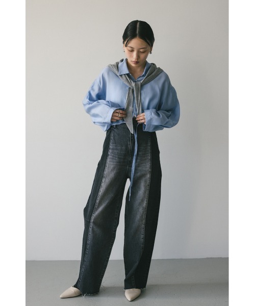 2トーンバレルデニム（デニムパンツ）｜STYLEMIXER（スタイル