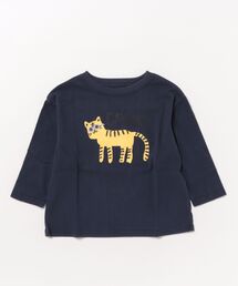 Catchup（ケチャップ）の「【Catchup】アニマルロングTシャツ（Tシャツ/カットソー）」