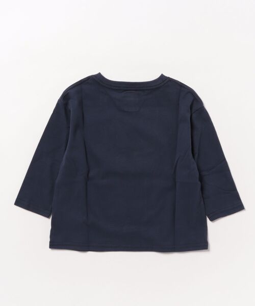 Catchup（ケチャップ）の「【Catchup】アニマルロングTシャツ（Tシャツ/カットソー・キッズ・レッド/ピンク/オフホワイト/ネイビー/カーキ/ブルー/ブルー系その他2/レッド系その他2/ライトグリーン/サーモンピンク/レッド系その他・90㎝/100㎝/110㎝/120㎝/130㎝/140㎝/150cm/90cm/100cm/110cm/120cm/130cm/140cm）」の12枚目の写真