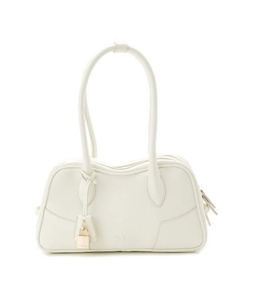 FRAY I.D（フレイアイディー）の「カーヴィーボストンバッグ（ボストンバッグ・レディース・キャメル/アイボリー/ブラック・FREE）」の11枚目の写真