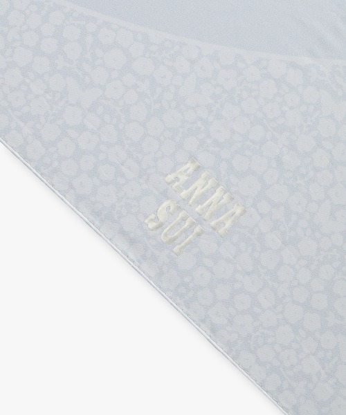 ANNA SUI（アナスイ）の「フラワー＆バタフライプリント晴雨兼用傘(1段スライドショート傘)（長傘・レディース・ブラック/ピンク/サックスブルー・FREE）」の11枚目の写真