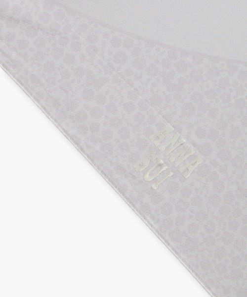 ANNA SUI（アナスイ）の「フラワー＆バタフライプリント晴雨兼用傘(1段スライドショート傘)（長傘・レディース・ブラック/ピンク/サックスブルー・FREE）」の15枚目の写真