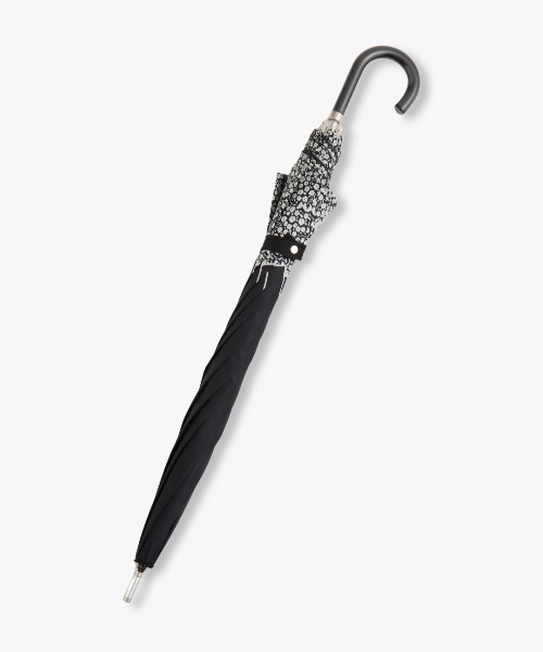 ANNA SUI（アナスイ）の「フラワー＆バタフライプリント晴雨兼用傘(1段スライドショート傘)（長傘・レディース・ブラック/ピンク/サックスブルー・FREE）」の5枚目の写真