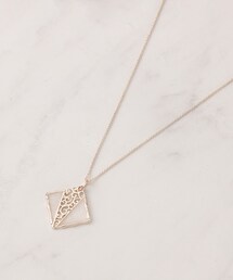 SHOO・LA・RUE | スクエアエポカラーモチーフネックレス(ネックレス)