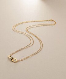 COCOSHNIK（ココシュニック）の「K18中空オクタゴンリンクチェーン ネックレス（ネックレス）」