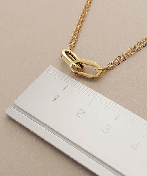 COCOSHNIK（ココシュニック）の「K18中空オクタゴンリンクチェーン ネックレス（ネックレス・レディース・その他1・40）」の6枚目の写真