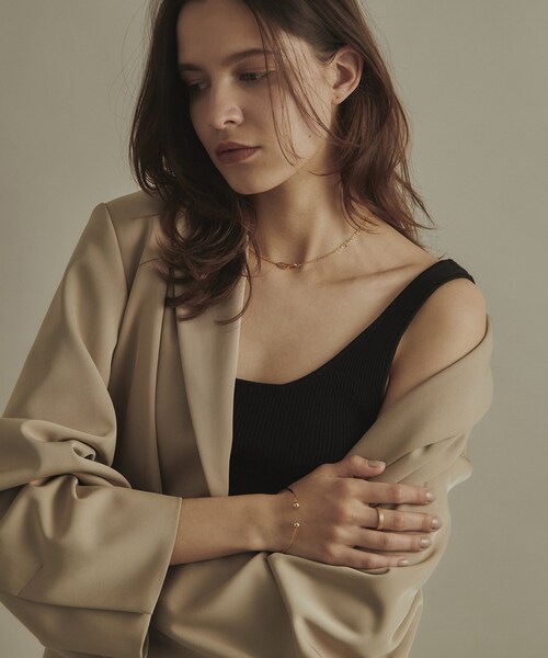 COCOSHNIK（ココシュニック）の「K18中空オクタゴンリンクチェーン ネックレス（ネックレス・レディース・その他1・40）」の8枚目の写真