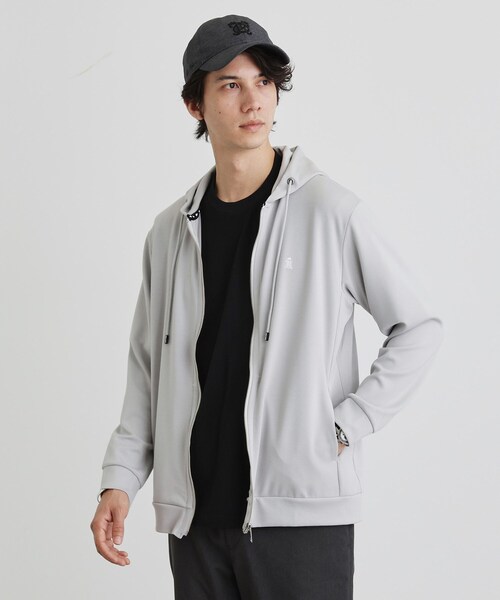 TAKEO KIKUCHI（タケオキクチ）の「【LIMITED】ダンボール ジップアップ パーカ（パーカー・メンズ・ブルー系その他/ブラック/ライトグレー・02/03/04）」の3枚目の写真