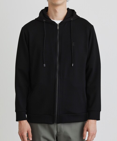 TAKEO KIKUCHI（タケオキクチ）の「【LIMITED】ダンボール ジップアップ パーカ（パーカー・メンズ・ブルー系その他/ブラック/ライトグレー・02/03/04）」の8枚目の写真