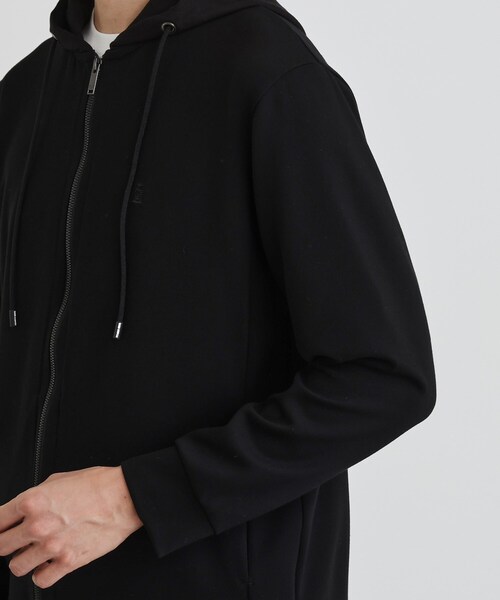 TAKEO KIKUCHI（タケオキクチ）の「【LIMITED】ダンボール ジップアップ パーカ（パーカー・メンズ・ブルー系その他/ブラック/ライトグレー・02/03/04）」の13枚目の写真