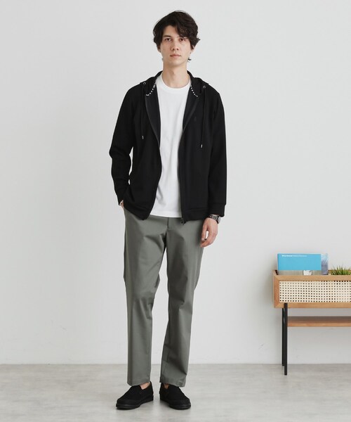 TAKEO KIKUCHI（タケオキクチ）の「【LIMITED】ダンボール ジップアップ パーカ（パーカー・メンズ・ブルー系その他/ブラック/ライトグレー・02/03/04）」の17枚目の写真