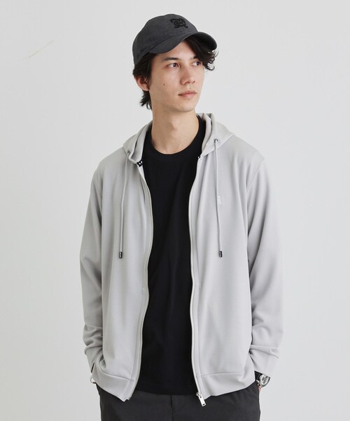 TAKEO KIKUCHI（タケオキクチ）の「【LIMITED】ダンボール ジップアップ パーカ（パーカー・メンズ・ブルー系その他/ブラック/ライトグレー・02/03/04）」の20枚目の写真