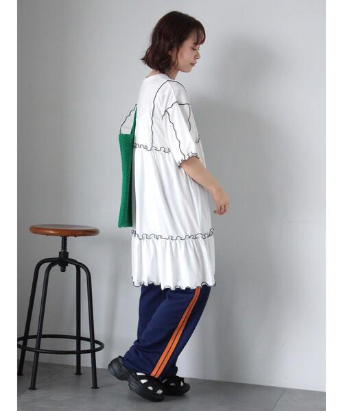 ehka sopo(エヘカソポ)の「サイドライントラックパンツ(その他パンツ・レディース・ネイビー/グリーン/ボルドー・F)」の7枚目の写真