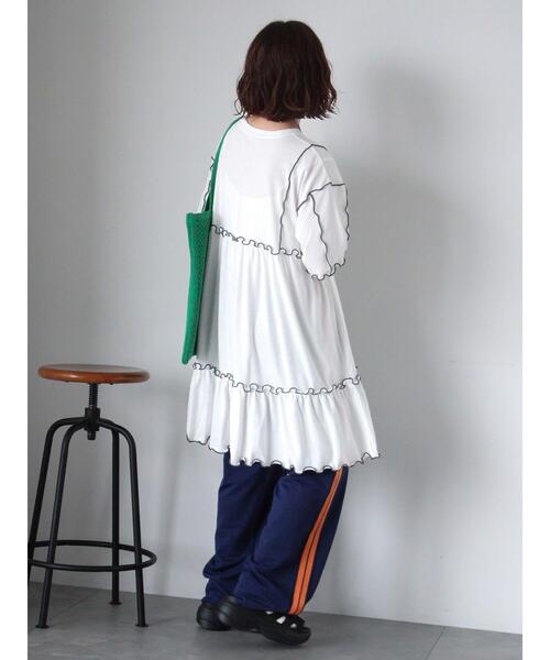 ehka sopo(エヘカソポ)の「サイドライントラックパンツ(その他パンツ・レディース・ネイビー/グリーン/ボルドー・F)」の8枚目の写真