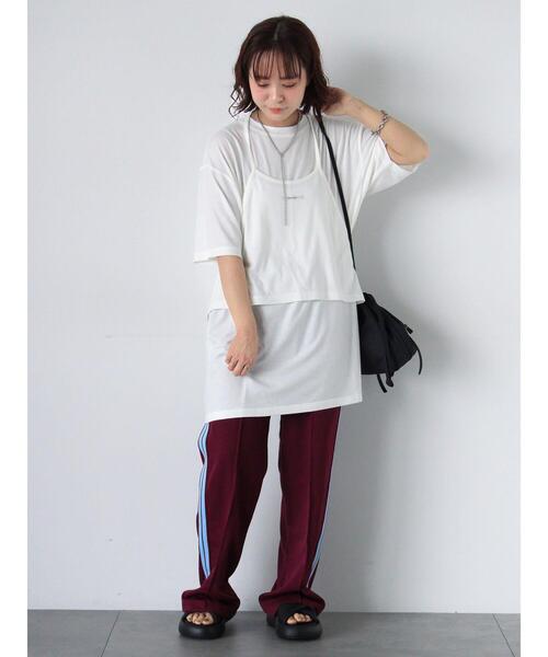 ehka sopo(エヘカソポ)の「サイドライントラックパンツ(その他パンツ・レディース・ネイビー/グリーン/ボルドー・F)」の12枚目の写真