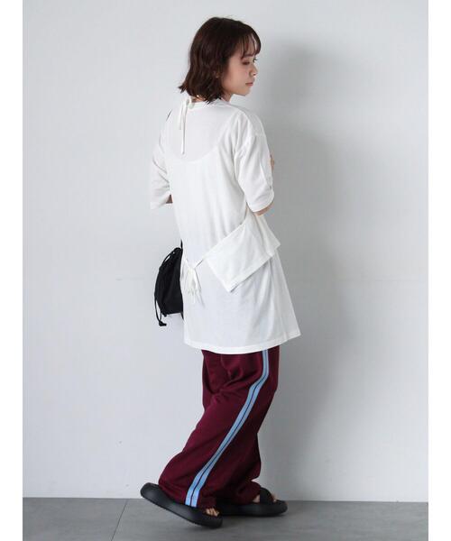 ehka sopo(エヘカソポ)の「サイドライントラックパンツ(その他パンツ・レディース・ネイビー/グリーン/ボルドー・F)」の14枚目の写真