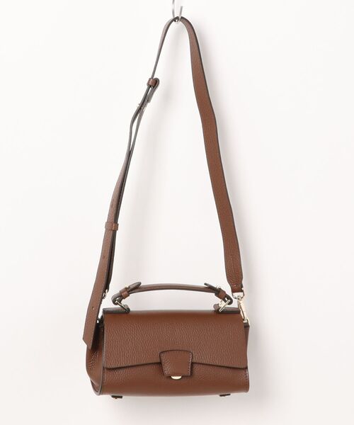 Scrap Book（スクラップブック）の「【LORISTELLA】ラウンド横長ショルダーバッグS（ショルダーバッグ・レディース・ホワイト/ベージュ/ブラウン・FREE）」の2枚目の写真