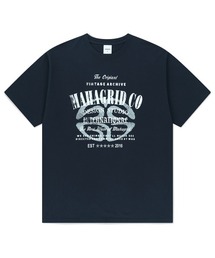 『mahagrid/マハグリッド』 ARCHIVE LOGO TEE /アーカイブロゴ 半袖Tシャツ