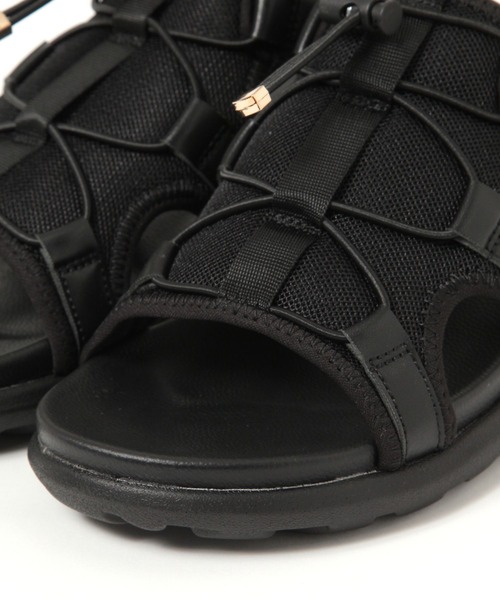 GLOBAL WORK（グローバルワーク）の「らくっションコードスニーカーサンダル/323163（サンダル・レディース・ブラック/ブラック系その他/シルバー/アイボリー/チャコールグレー・MEDIUM/X-LARGE/SMALL/LARGE）」の14枚目の写真