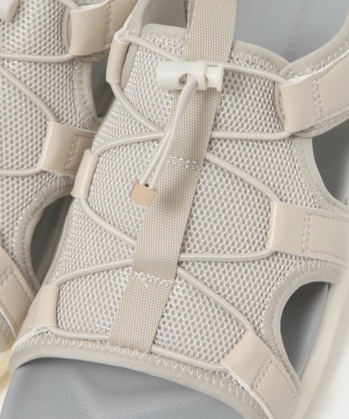 GLOBAL WORK（グローバルワーク）の「らくっションコードスニーカーサンダル/323163（サンダル・レディース・ブラック/ブラック系その他/シルバー/アイボリー/チャコールグレー・MEDIUM/X-LARGE/SMALL/LARGE）」の20枚目の写真