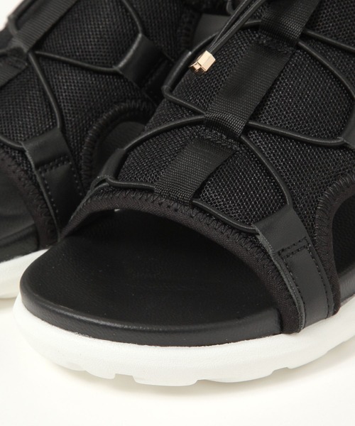 GLOBAL WORK（グローバルワーク）の「らくっションコードスニーカーサンダル/323163（サンダル・レディース・ブラック/ブラック系その他/シルバー/アイボリー/チャコールグレー・MEDIUM/X-LARGE/SMALL/LARGE）」の22枚目の写真