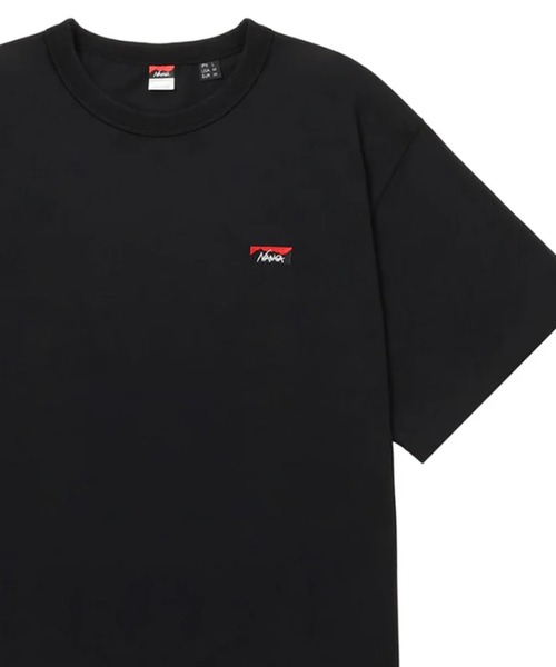 NANGA（ナンガ）の「NANGA HYBRID BOX LOGO EMBROIDERY TEE（Tシャツ/カットソー・メンズ・ブラック/ホワイト/ライトピンク・XL/L/M）」の3枚目の写真