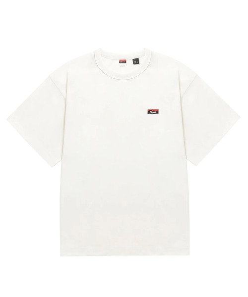 NANGA（ナンガ）の「NANGA HYBRID BOX LOGO EMBROIDERY TEE（Tシャツ/カットソー・メンズ・ブラック/ホワイト/ライトピンク・XL/L/M）」の4枚目の写真