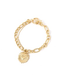 ステンレスモチーフチェーンブレスレット