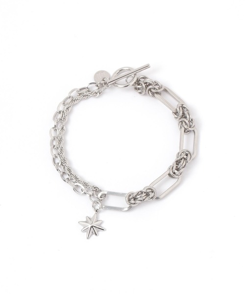 niko and...(ニコアンド)の「ステンレスモチーフチェーンブレスレット(ブレスレット・レディース・その他1/その他2/その他3/その他5/その他4/その他6・0)」の5枚目の写真