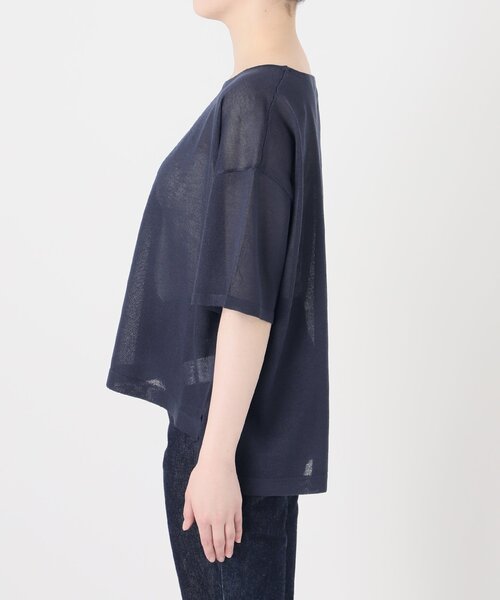 La TOTALITE（ラトータリテ）の「【洗える】ウオッシャブルシアーニットプルオーバー（ニット/セーター・レディース・グリーン/ベージュ/ネイビー/オレンジ・FREE）」の15枚目の写真