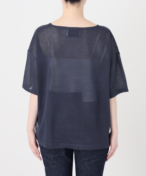 La TOTALITE（ラトータリテ）の「【洗える】ウオッシャブルシアーニットプルオーバー（ニット/セーター・レディース・グリーン/ベージュ/ネイビー/オレンジ・FREE）」の16枚目の写真