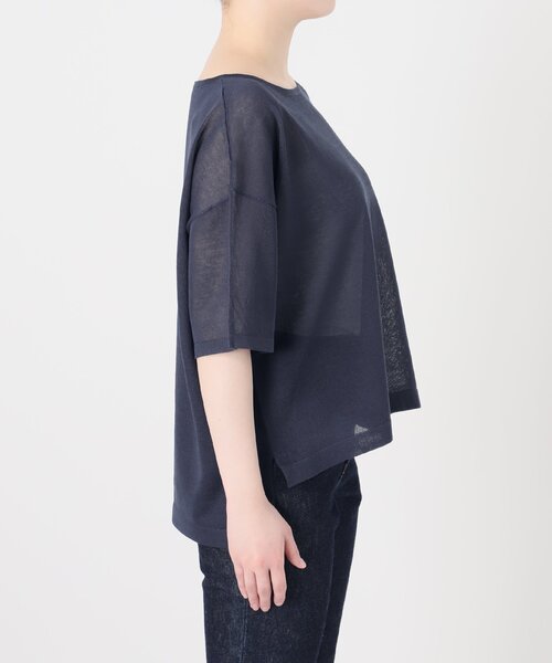 La TOTALITE（ラトータリテ）の「【洗える】ウオッシャブルシアーニットプルオーバー（ニット/セーター・レディース・グリーン/ベージュ/ネイビー/オレンジ・FREE）」の17枚目の写真